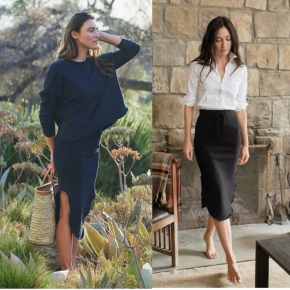 Frank & Eileen Dresses & Skirts - Frank & Eileen  Donegal Unforgettable Skirt Triple Fleece Size Small Black